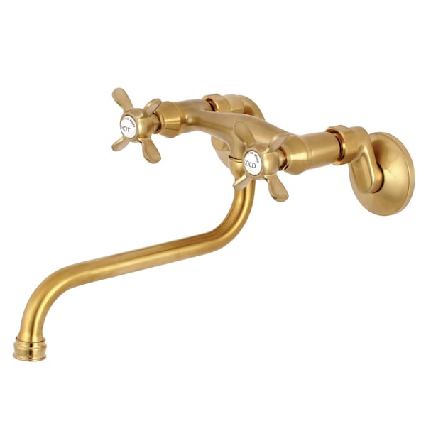 KS115SB Adjustable Center Wall Mount Bathroom Faucet